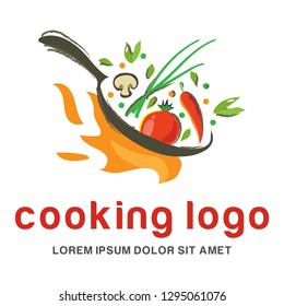 cooking logo vector illustration