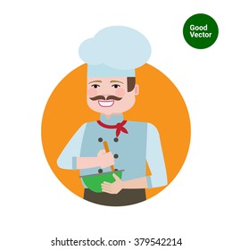 Cooking male chef
