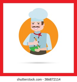 Cooking male chef
