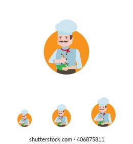 Cooking male chef