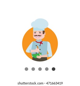 Cooking male chef