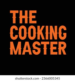 The Cooking Master T-shirt design