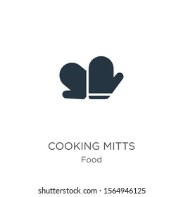 Cooking mitts icon vector. Trendy flat cooking mitts icon from food collection isolated on white background. Vector illustration can be used for web and mobile graphic design, logo, eps10
