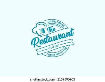 Cooking Modern Restaurant Dining Restaurant Logo Stock Vector (Royalty ...