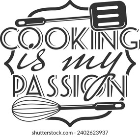 Cooking Is My Passion - Cutting Board Design