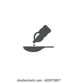 Cooking Oil Icon. Sign Design