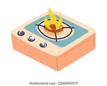 Camping Stove Cartoon Icon Cartoon Gas Camp Burner Portable Indoor Stock  Vector by ©Designer_things 586975236