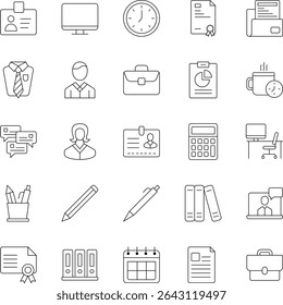 Cooking Outline Vector Icons Pack