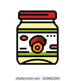cooking palm oil color icon vector. cooking palm oil sign. isolated symbol illustration