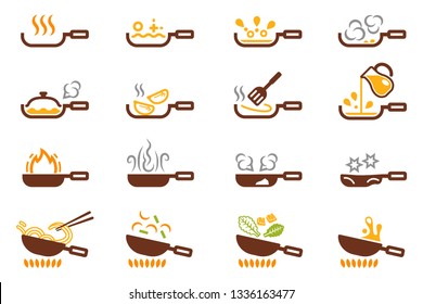 Cooking Pan Icon. 