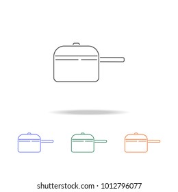 cooking pan icon. Element of kitchen accessories multi colored icons for mobile concept and web apps. Thin line icon for website design and development. Premium icon on white background