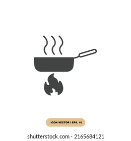 Cooking pan icons  symbol vector elements for infographic web