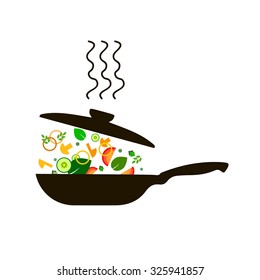 варка кастрюля кухня еда иллюстрация объект горшок вектор повар