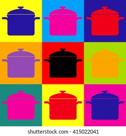 Cooking pan sign