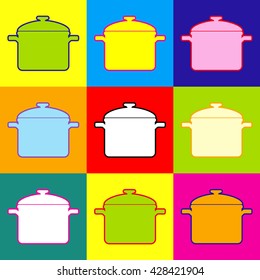 Cooking pan sign