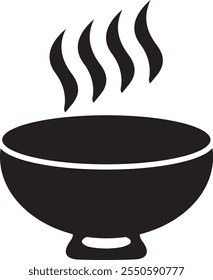 A cooking pan silhouette vector illustration.