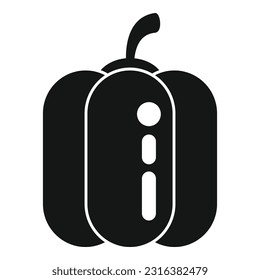 Icono de paprika cocinando vector simple. Dulce pimienta. Planta de salud