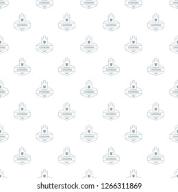Cooking pattern vector seamless repeat for any web design