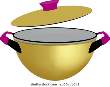 Cooking Pot Clipart illustration Vector Art