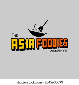 cooking pot flat logo design