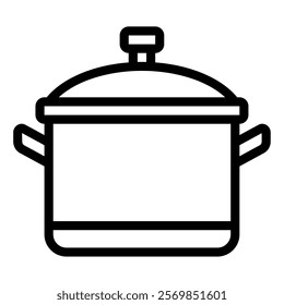 Cooking Pot food and culinary icon illustration