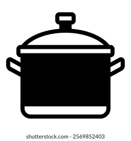 Cooking Pot food and culinary icon illustration