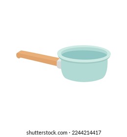 Cocina con mango. Ilustración vectorial aislada en un fondo blanco.