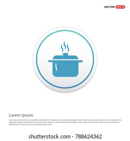 Cooking pot icon Background icon template