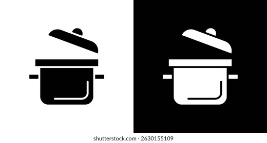 Cooking pot icon concept, vector illustration