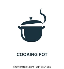 Cooking Pot icon. Simple element from kitchen collection. Creative Cooking Pot icon for web design, templates, infographics and more