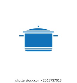 Cooking pot icon Thin line illustration set