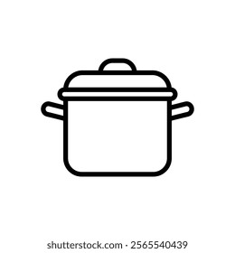 cooking pot icon vector design template simple and clean