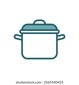 cooking pot icon vector design template simple and clean