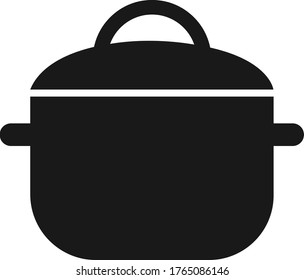 Cooking pot icon vector illustration