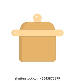 cooking pot icon vector illustration