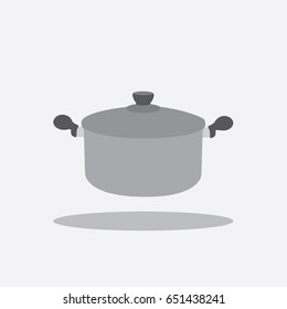 Cooking pot icon, vector illustration design. Cookware collection.
