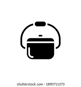 
Cooking Pot Icon In Vector. Logotype