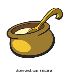 cooking pot illustration