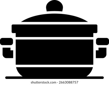 Cooking Pot New Creative Icon Design Vektor