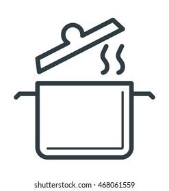 Cooking Pot Vector Icon