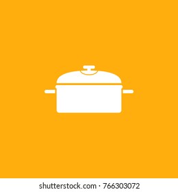 Cooking Pot Vector Icon 