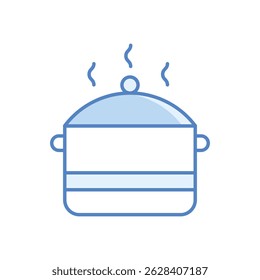 Cooking Pot Vector icon stock illustration