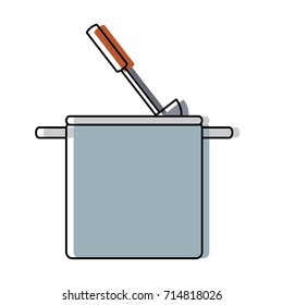 cooking  pot  vector illustration