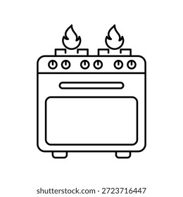 Icono de cocina con fondo blanco Ilustración de stock de Vector