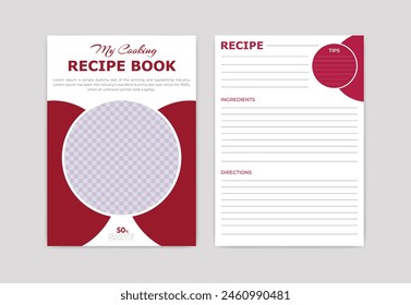 cooking recipe book design template