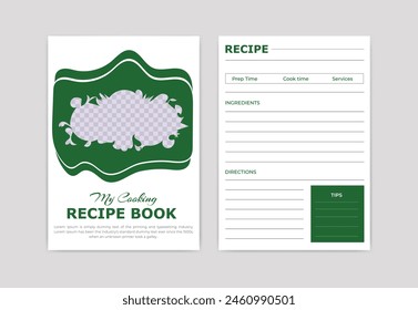 cooking recipe book design template