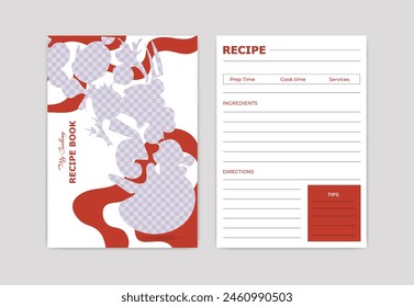 cooking recipe book design template