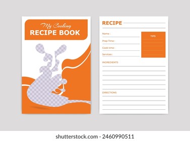 cooking recipe book design template