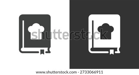 Cooking Recipe Book icon. Solid glyph series icon