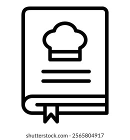 Cooking Recipe Icon Element For Design